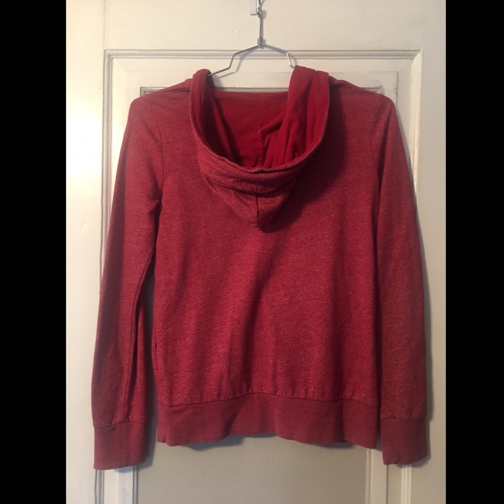 Vans Red zip up hoodie